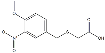 2-{[(4-methoxy-3-nitrophenyl)methyl]sulfanyl}acetic acid Structure