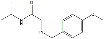 2-{[(4-methoxyphenyl)methyl]amino}-N-(propan-2-yl)acetamide Structure
