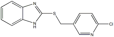  2-{[(6-chloropyridin-3-yl)methyl]sulfanyl}-1H-1,3-benzodiazole