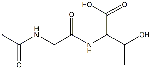 2-{[(acetylamino)acetyl]amino}-3-hydroxybutanoic acid