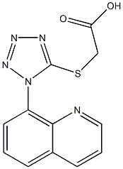 2-{[1-(quinolin-8-yl)-1H-1,2,3,4-tetrazol-5-yl]sulfanyl}acetic acid