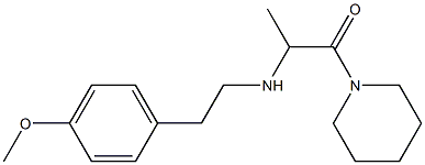 2-{[2-(4-methoxyphenyl)ethyl]amino}-1-(piperidin-1-yl)propan-1-one