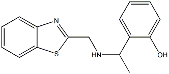 2-{1-[(1,3-benzothiazol-2-ylmethyl)amino]ethyl}phenol|
