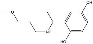2-{1-[(3-methoxypropyl)amino]ethyl}benzene-1,4-diol
