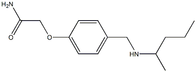 2-{4-[(pentan-2-ylamino)methyl]phenoxy}acetamide