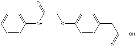 2-{4-[(phenylcarbamoyl)methoxy]phenyl}acetic acid
