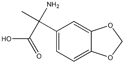 2-amino-2-(1,3-benzodioxol-5-yl)propanoic acid Structure