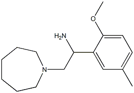2-azepan-1-yl-1-(2-methoxy-5-methylphenyl)ethanamine