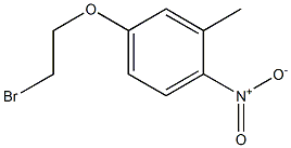 2-bromoethyl 3-methyl-4-nitrophenyl ether Structure