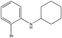 2-bromo-N-cyclohexylaniline Struktur