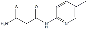 2-carbamothioyl-N-(5-methylpyridin-2-yl)acetamide