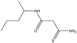2-carbamothioyl-N-(pentan-2-yl)acetamide Structure