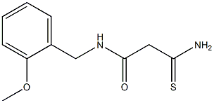 2-carbamothioyl-N-[(2-methoxyphenyl)methyl]acetamide
