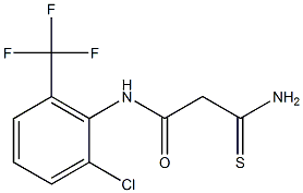 2-carbamothioyl-N-[2-chloro-6-(trifluoromethyl)phenyl]acetamide