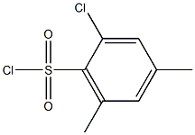 2-chloro-4,6-dimethylbenzenesulfonyl chloride Structure