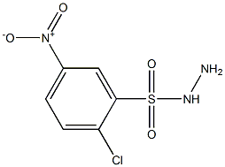 2-chloro-5-nitrobenzene-1-sulfonohydrazide Structure