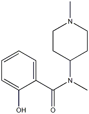 2-hydroxy-N-methyl-N-(1-methylpiperidin-4-yl)benzamide|