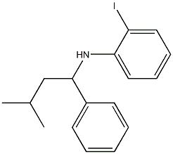 2-iodo-N-(3-methyl-1-phenylbutyl)aniline