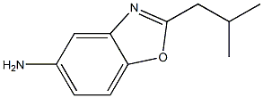 2-isobutyl-1,3-benzoxazol-5-amine Structure