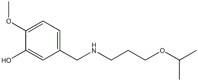 2-methoxy-5-({[3-(propan-2-yloxy)propyl]amino}methyl)phenol|