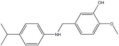 2-methoxy-5-({[4-(propan-2-yl)phenyl]amino}methyl)phenol