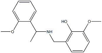 2-methoxy-6-({[1-(2-methoxyphenyl)ethyl]amino}methyl)phenol|