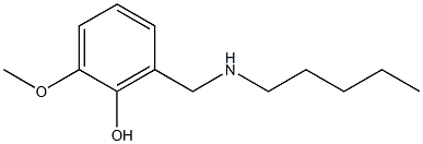 2-methoxy-6-[(pentylamino)methyl]phenol