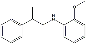 2-methoxy-N-(2-phenylpropyl)aniline Struktur