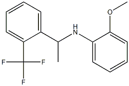 2-methoxy-N-{1-[2-(trifluoromethyl)phenyl]ethyl}aniline|