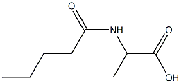 2-pentanamidopropanoic acid Struktur