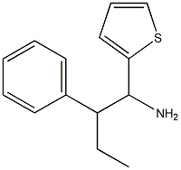 2-phenyl-1-(thiophen-2-yl)butan-1-amine 结构式