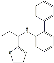 2-phenyl-N-[1-(thiophen-2-yl)propyl]aniline