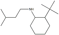 2-tert-butyl-N-(3-methylbutyl)cyclohexan-1-amine Struktur