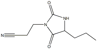 3-(2,5-dioxo-4-propylimidazolidin-1-yl)propanenitrile