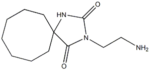 3-(2-aminoethyl)-1,3-diazaspiro[4.7]dodecane-2,4-dione Structure
