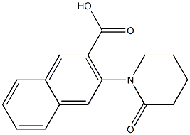 3-(2-oxopiperidin-1-yl)naphthalene-2-carboxylic acid
