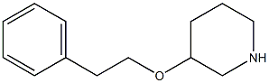 3-(2-phenylethoxy)piperidine Structure
