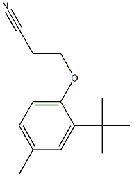 3-(2-tert-butyl-4-methylphenoxy)propanenitrile