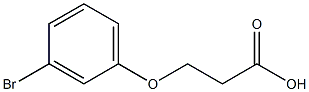 3-(3-bromophenoxy)propanoic acid Structure