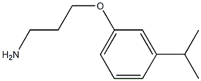 3-(3-isopropylphenoxy)propan-1-amine Structure