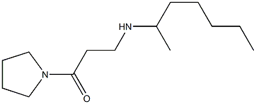 3-(heptan-2-ylamino)-1-(pyrrolidin-1-yl)propan-1-one