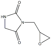 3-(oxiran-2-ylmethyl)imidazolidine-2,4-dione Structure