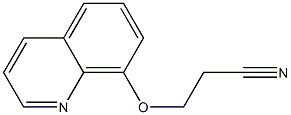 3-(quinolin-8-yloxy)propanenitrile Structure