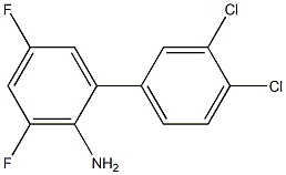 3',4'-dichloro-3,5-difluoro-1,1'-biphenyl-2-amine Structure