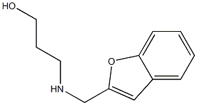 3-[(1-benzofuran-2-ylmethyl)amino]propan-1-ol