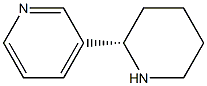 3-[(2S)-piperidin-2-yl]pyridine 结构式
