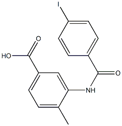 3-[(4-iodobenzene)amido]-4-methylbenzoic acid