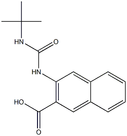 3-[(tert-butylcarbamoyl)amino]naphthalene-2-carboxylic acid