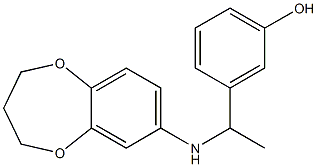 3-[1-(3,4-dihydro-2H-1,5-benzodioxepin-7-ylamino)ethyl]phenol
