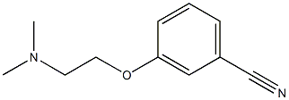 3-[2-(dimethylamino)ethoxy]benzonitrile Structure